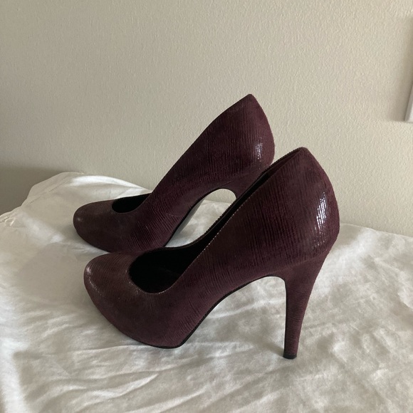 Nine West Burgundy pumps - Picture 4 of 6